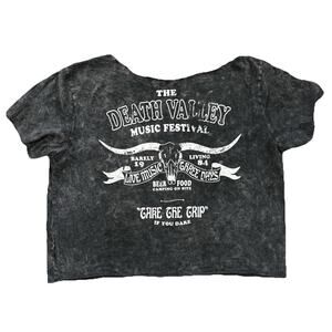 Mojave Death Valley Women’s Tee XL Collection Graphic Shirt Cut Up DIY chopped